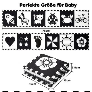 Activity-board  Babybuch Kontrast-Bilderbuch- Kontrast-Babyspielzeug 