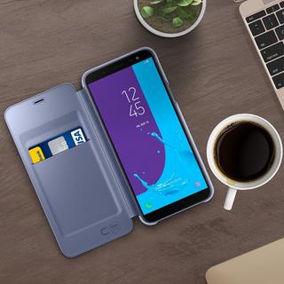 SAMSUNG  Custodia Wallet cover Samsung Galaxy J6 