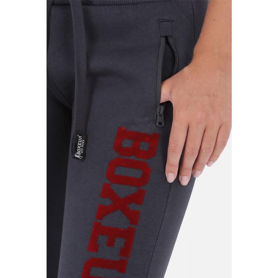 BOXEUR DES RUES  Basic Long Logo Sweatpants 