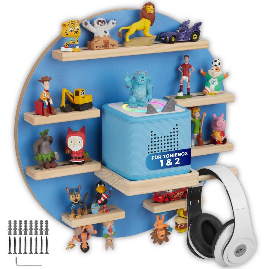 Tonie Regal MyLittleStory Moon per un massimo di 28 Tonies, compatibile con Toniebox 1 e 2