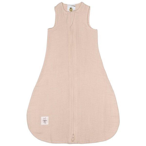 LÄSSIG  Sommerschlafsack Muslin GOTS          powder pink    50/56 