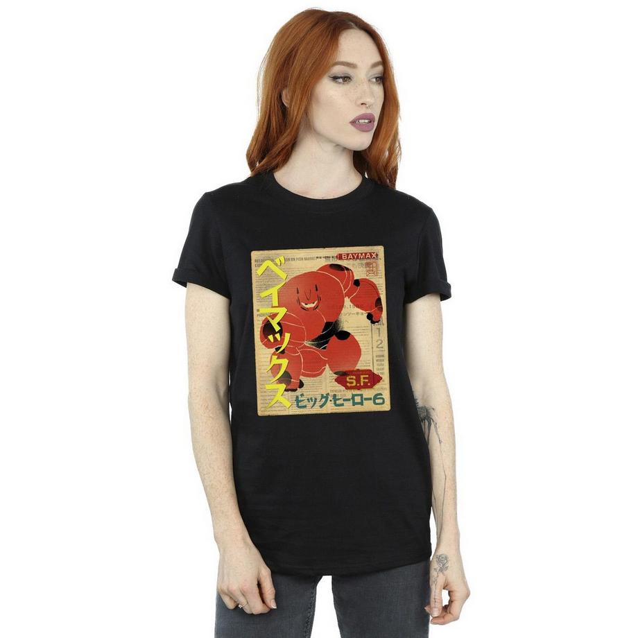 Disney Big Hero 6 Baymax Newspaper T-Shirt  