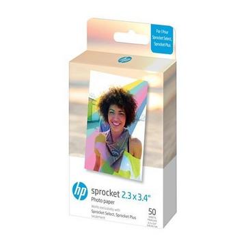 HP Fotopapier für Sprocket Plus und Eclipse 5,8 X 8,7 CM 50 Blatt