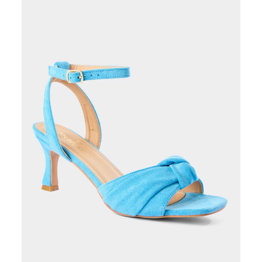 Joe Browns Scarpe aperte con tacco in microsuede con dettaglio a nodo  