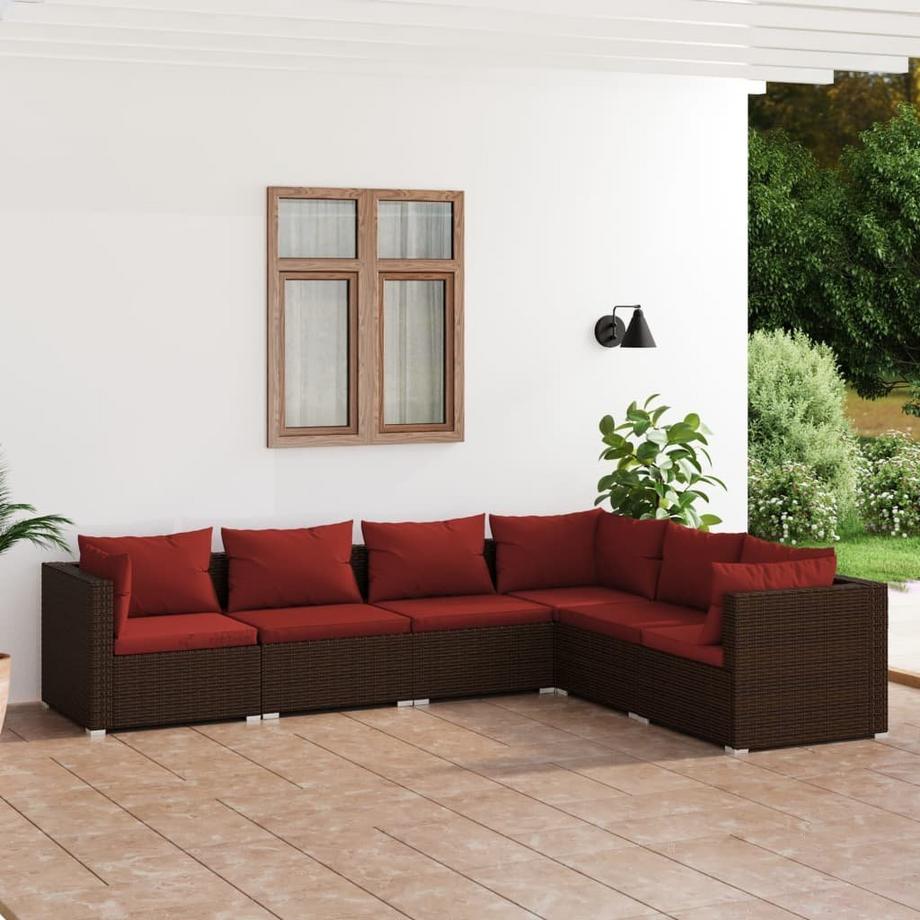 VidaXL Garten-lounge-set poly-rattan  