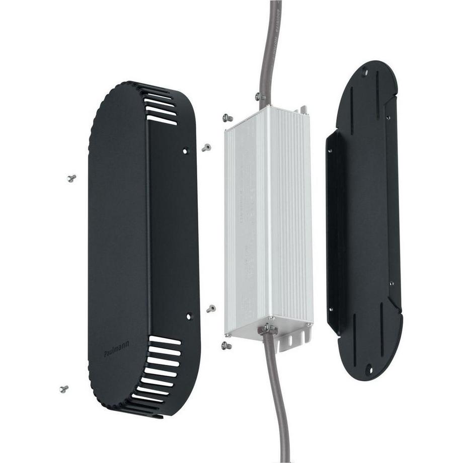 Paulmann Sistema d'illuminazione Plug&Shine Coperchio per trasformatore Nero  
