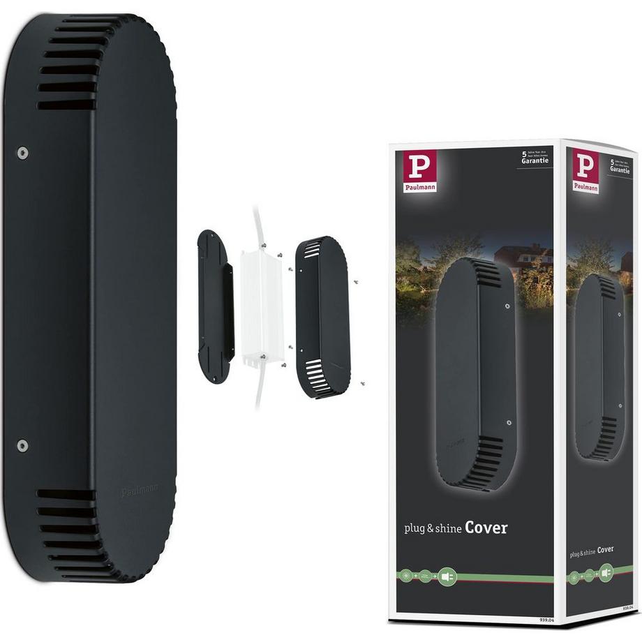 Paulmann Sistema d'illuminazione Plug&Shine Coperchio per trasformatore Nero  