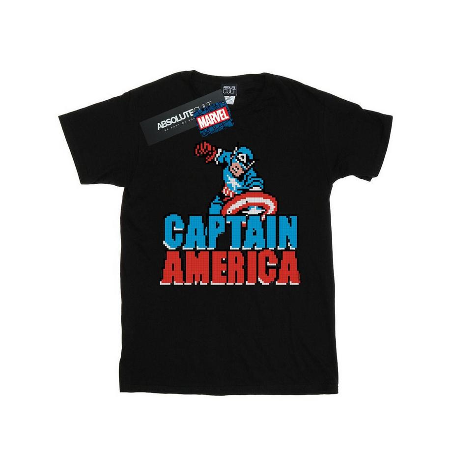 MARVEL Captain America T-Shirt Pixelata  