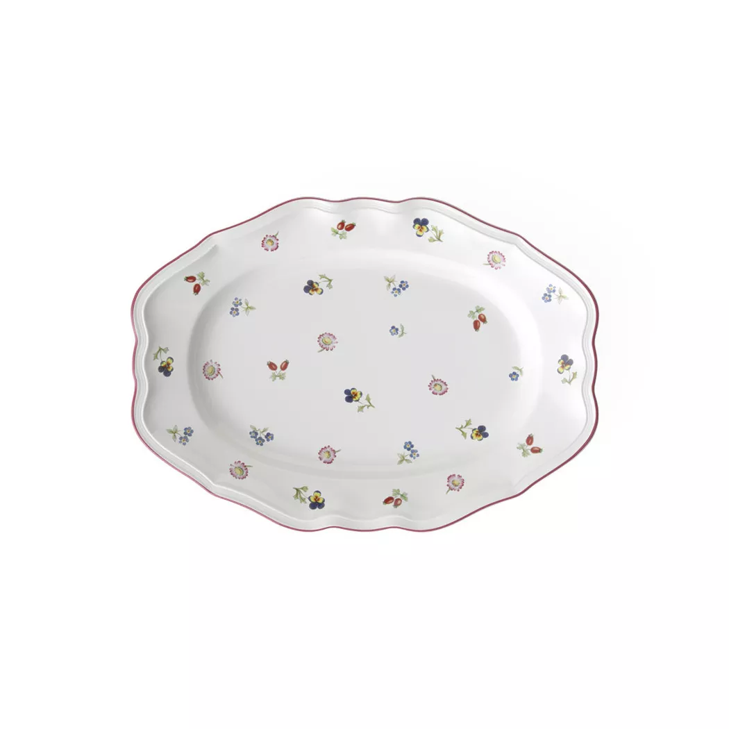 Villeroy & Boch - Plat ovale Petite Fleur, One Size, Blanc