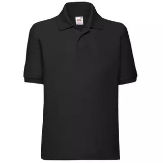 Fruit of the Loom Polo manches courtes  Noir