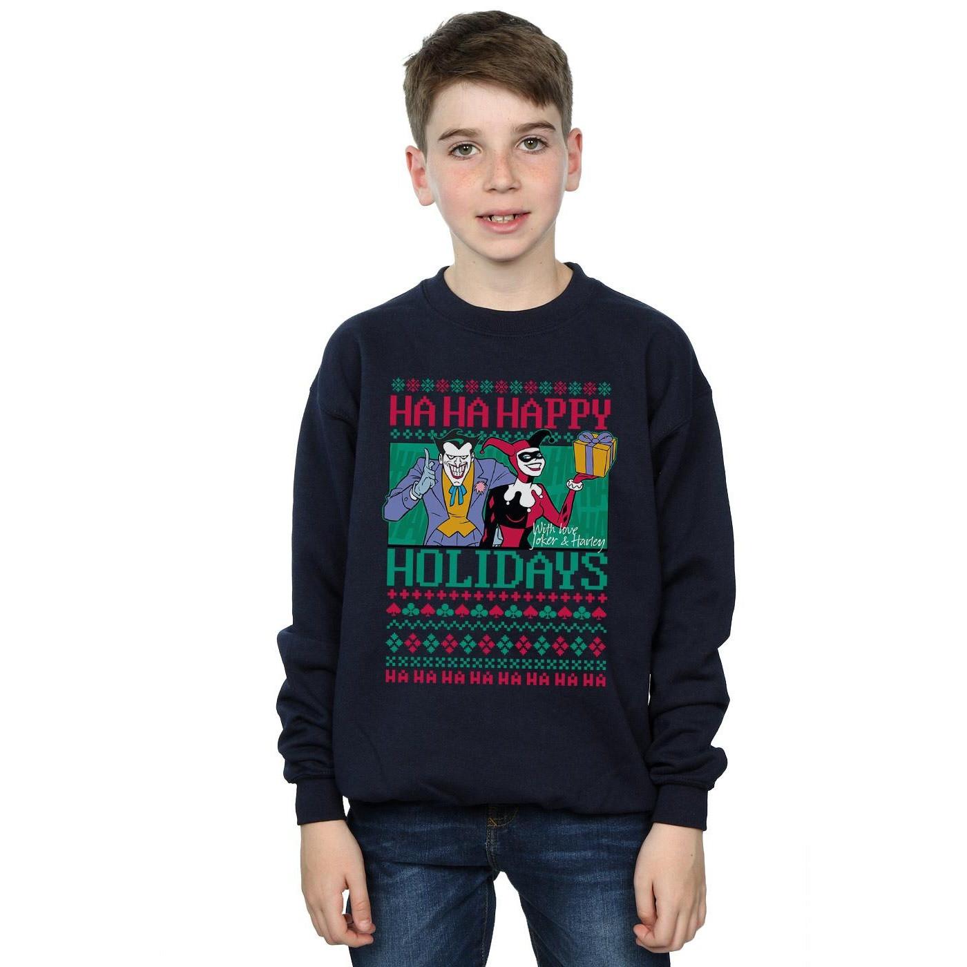 DC COMICS  Ha Ha Happy Holidays Sweatshirt 