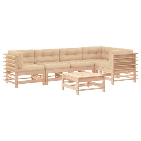 VidaXL Garten lounge set holz  