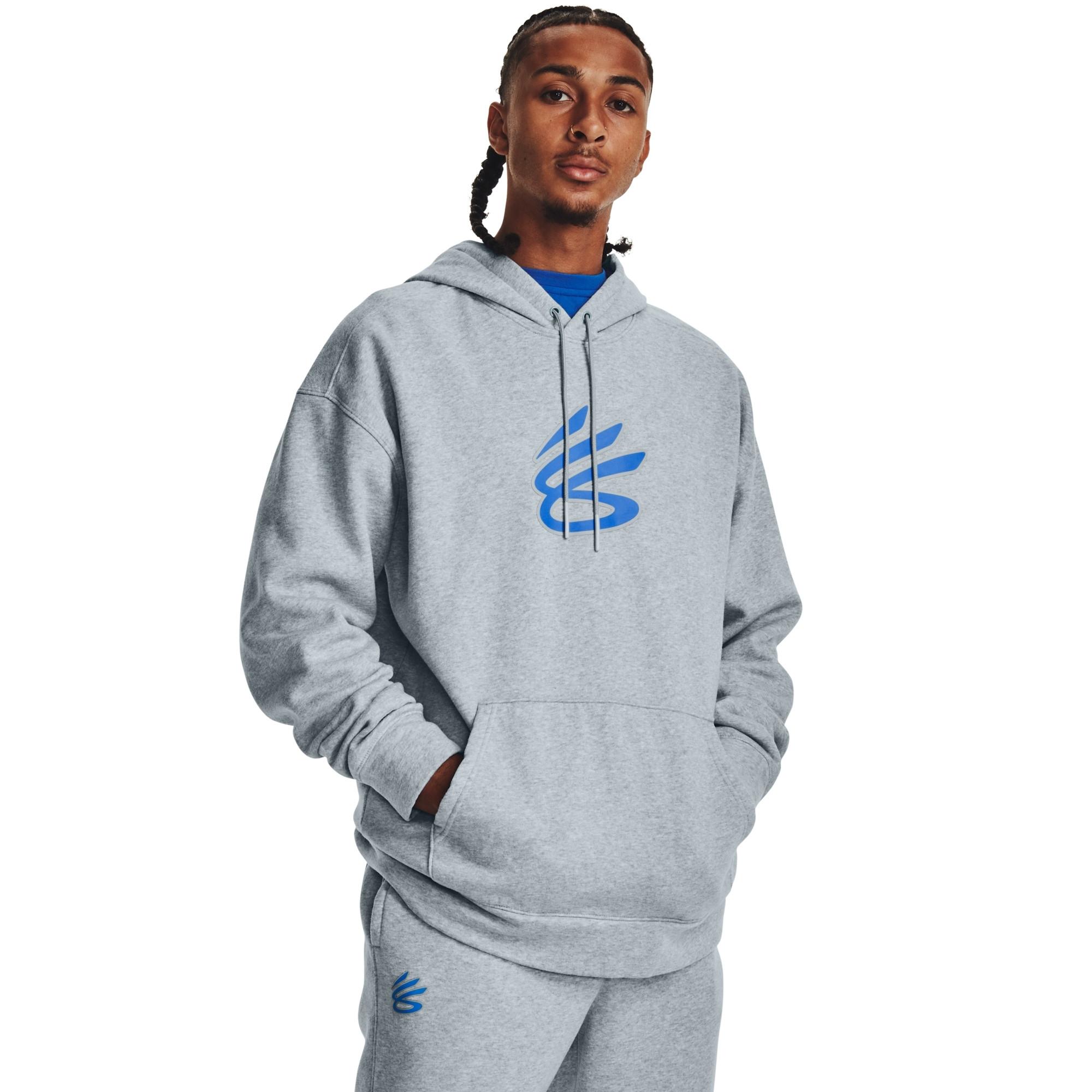 UNDER ARMOUR  sweatshirt under arour con cappuccio curry big splash 