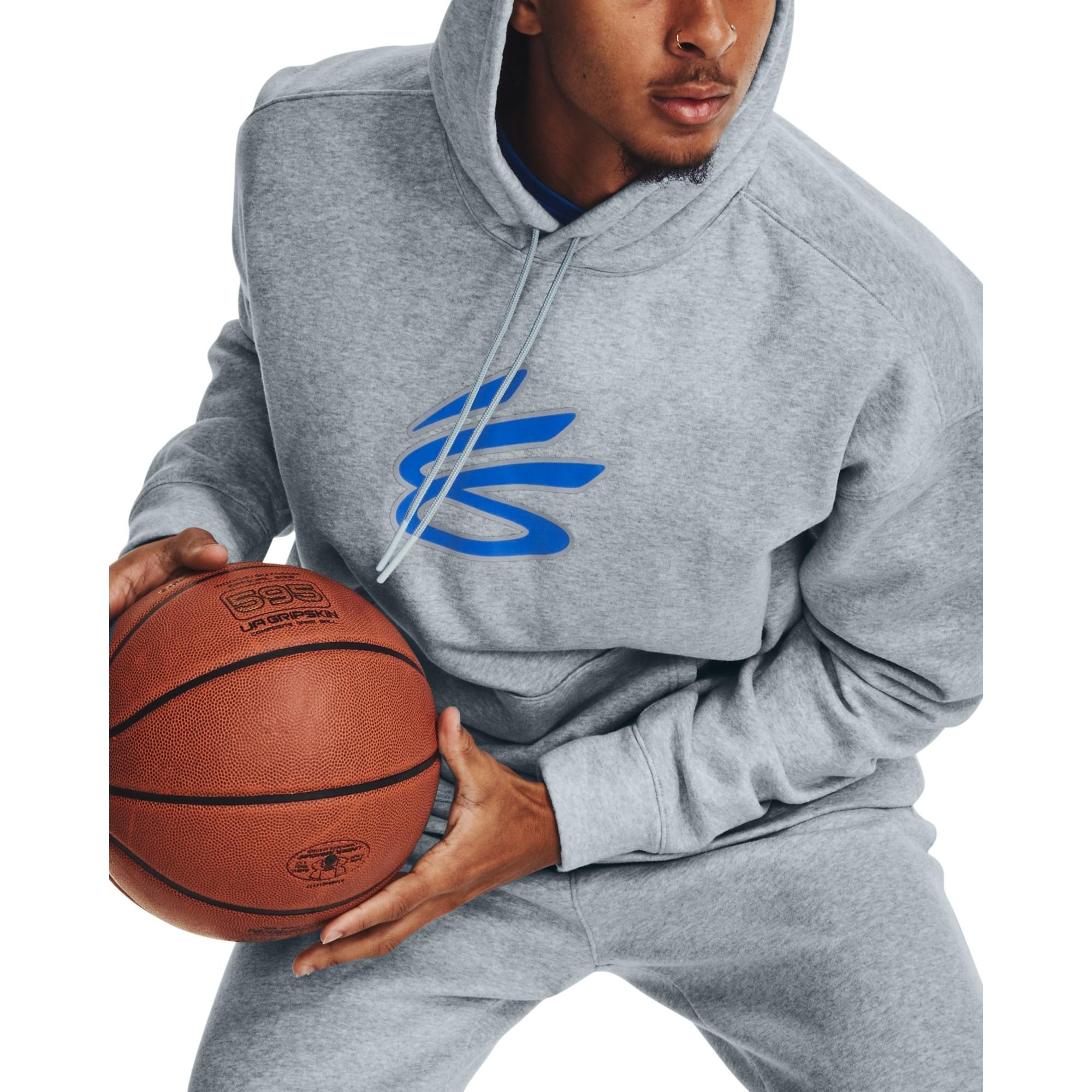 UNDER ARMOUR  sweatshirt under arour con cappuccio curry big splash 