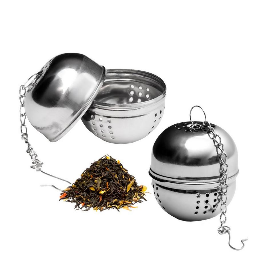 2x passoire à thé boule en acier inoxydable