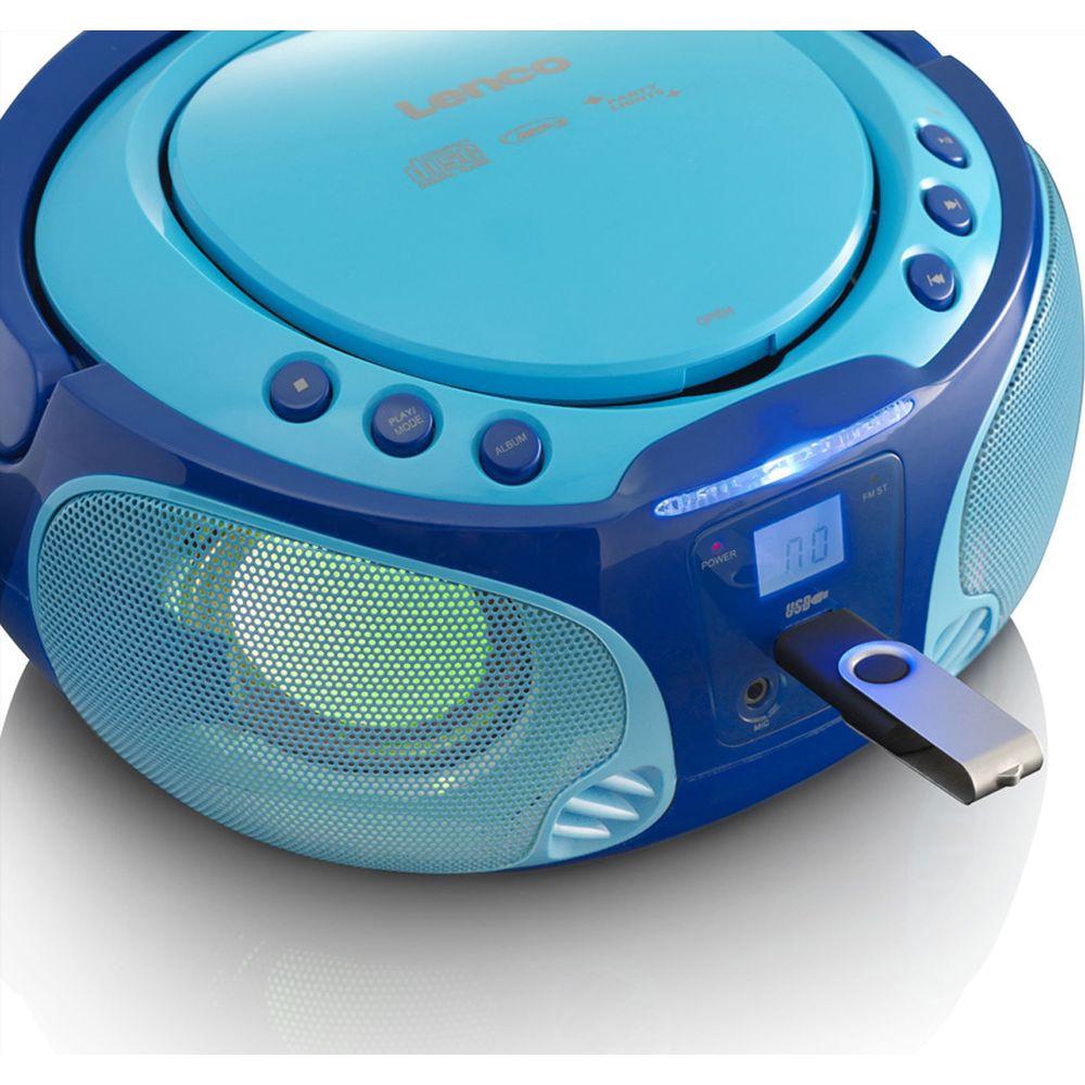 Lenco  Lenco SCD-650 blue Portable Bleu 