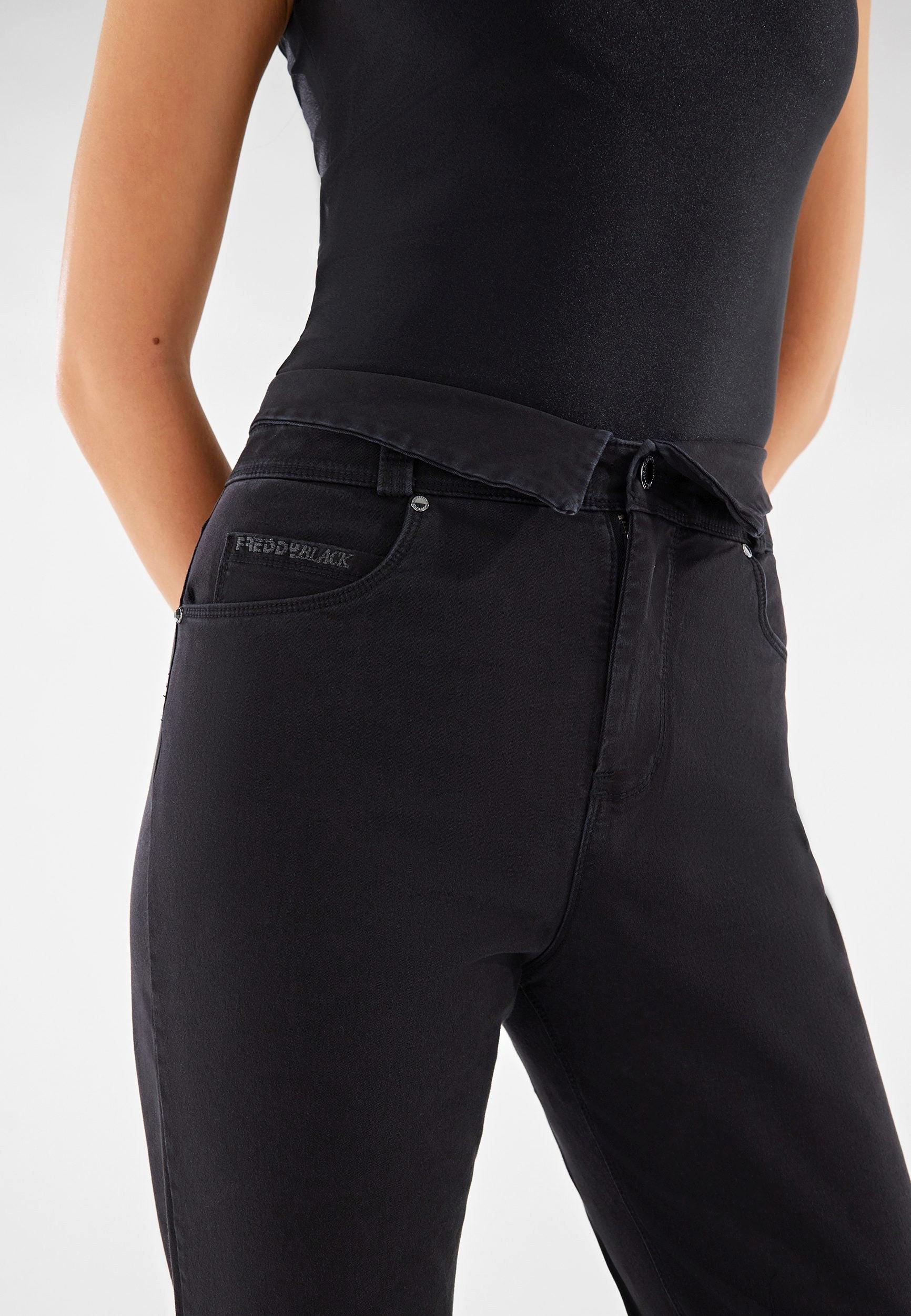 FREDDY Black Carrot Fit Jeans Taille Haute  