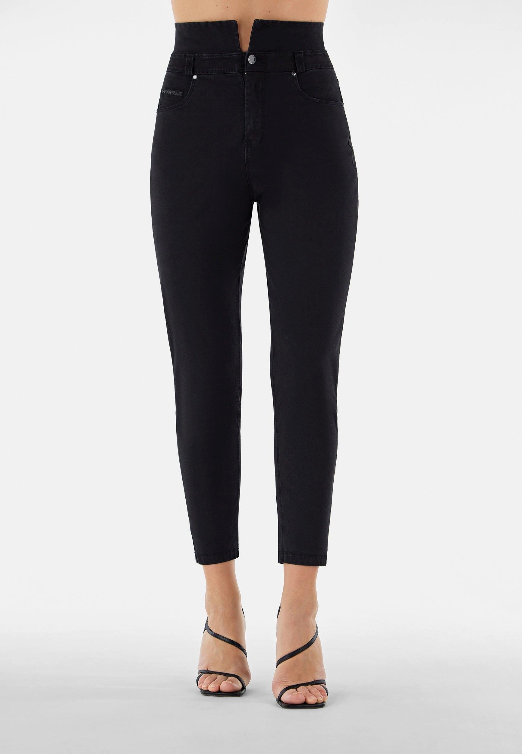 FREDDY Black Carrot Fit Jeans Taille Haute  