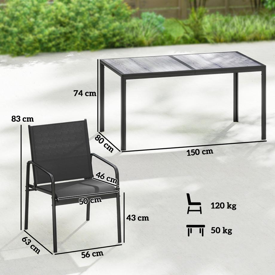 Outsunny Outdoor Essgruppe  