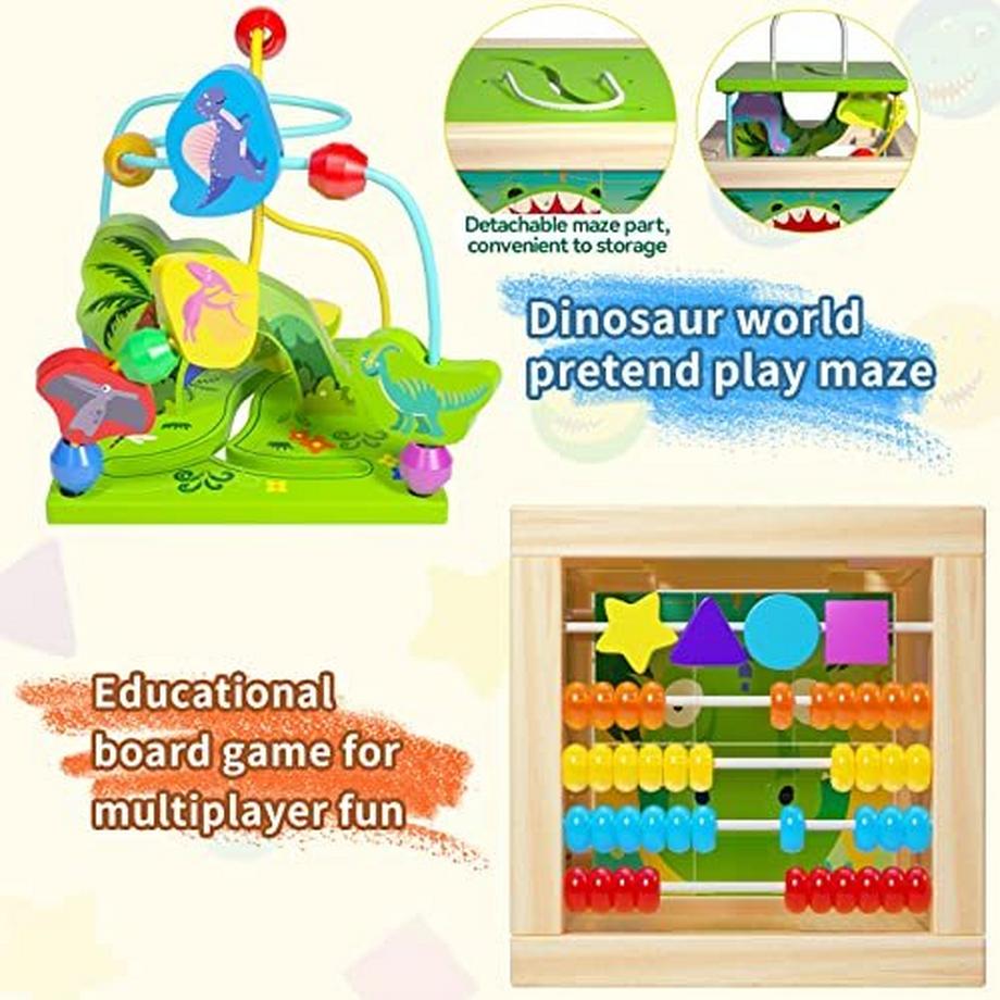 Activity-board  Motorikwürfel Motorikspielzeug 6-in-1 