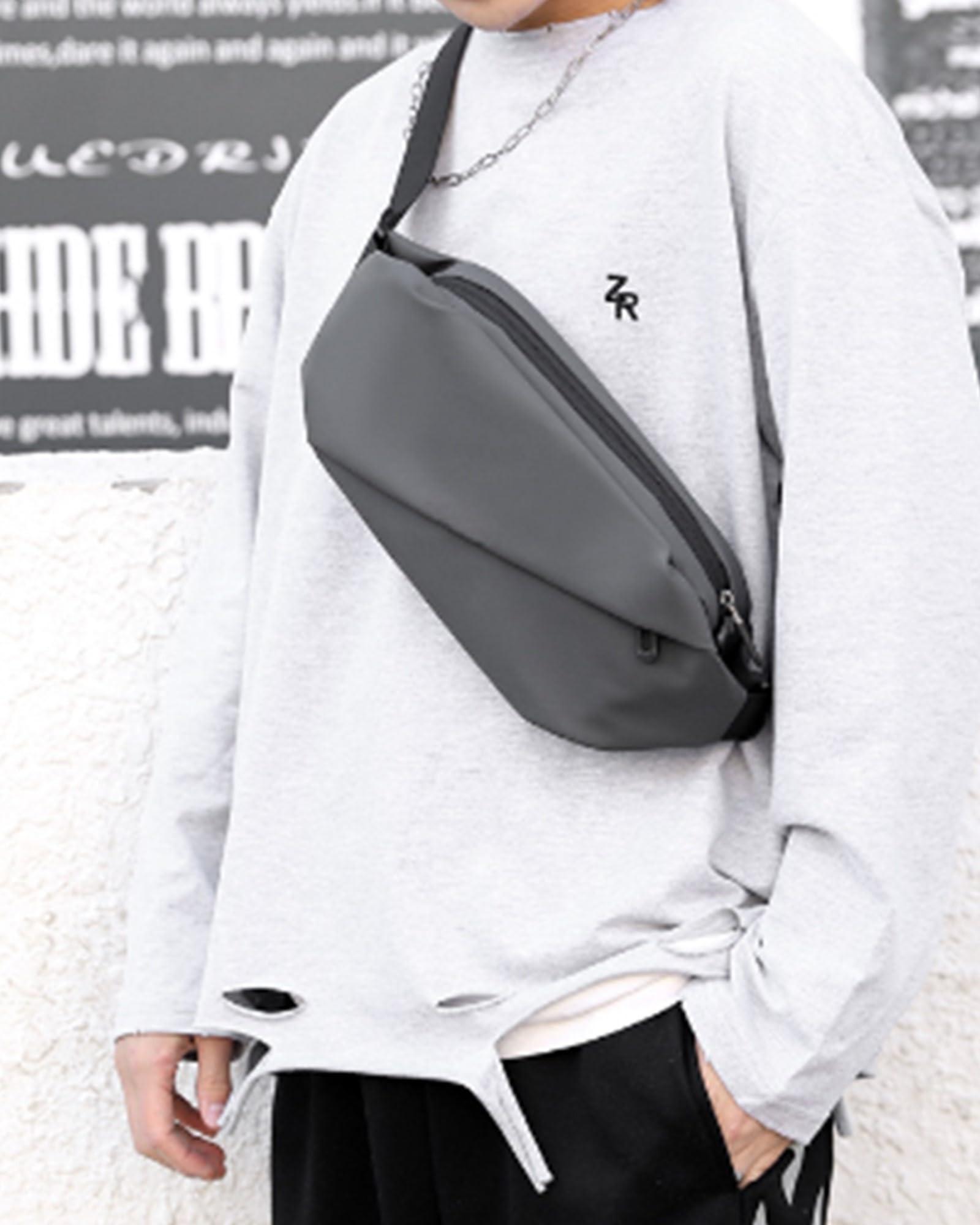 Only-bags.store Große wasserdichte PU Leder Gürteltasche  