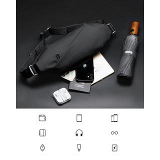 Only-bags.store Große wasserdichte PU Leder Gürteltasche  