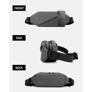 Only-bags.store Große wasserdichte PU Leder Gürteltasche  