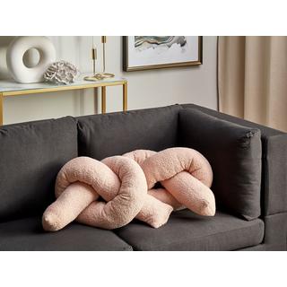 Beliani Coussin en Fourrure synthétique Moderne GLADIOLUS  