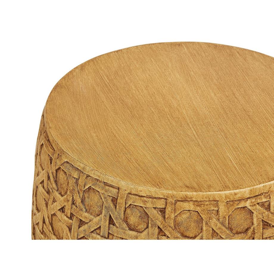 Beliani Table d'appoint en Oxyde de magnésium Rétro SADOLE  