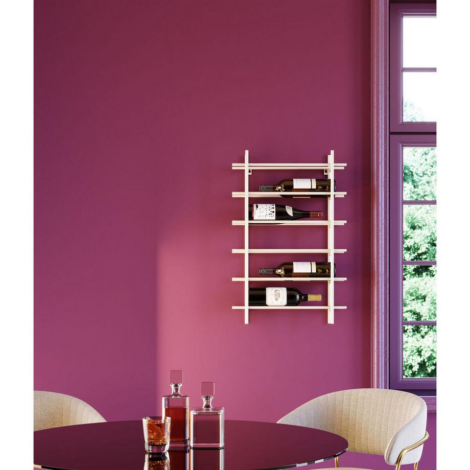 KARE Design Weinregal Cape Town Hellgrau 45x68  