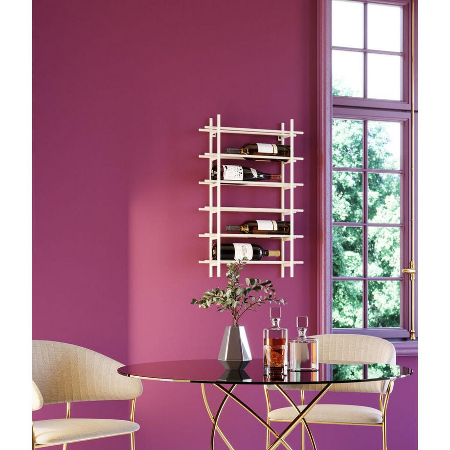 KARE Design Weinregal Cape Town Hellgrau 45x68  