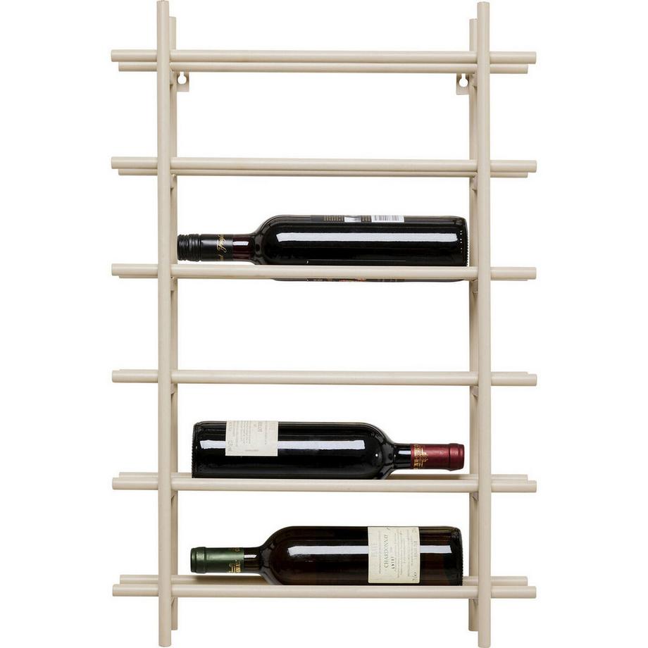 KARE Design Weinregal Cape Town Hellgrau 45x68  