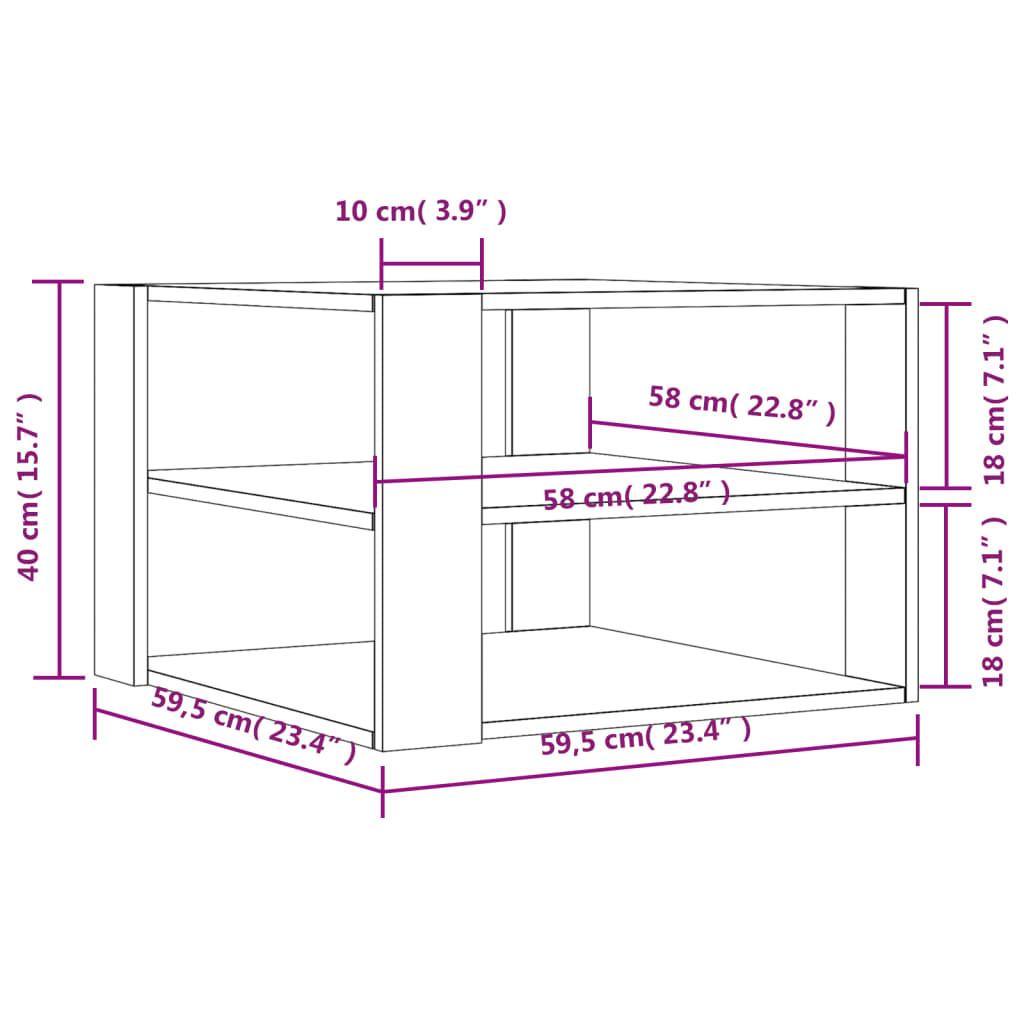 VidaXL Couchtisch holzwerkstoff  