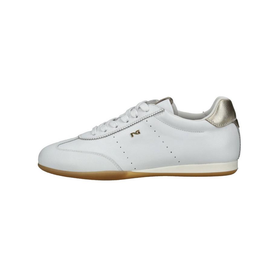 Nero Giardini Sneaker Bassa Bianca con Dettagli Dorati  