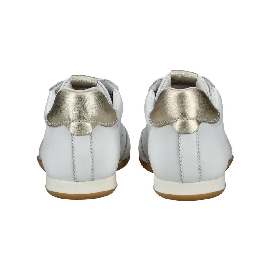 Nero Giardini Sneaker Bassa Bianca con Dettagli Dorati  