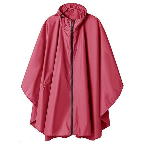 Alopini Mantella Antipioggia con Cappuccio Cerniera Riutilizzabile  