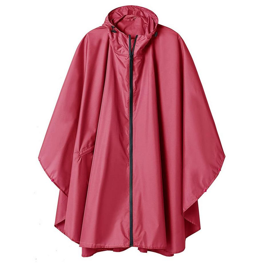 Alopini Cape de Pluie à Capuche Fermeture Éclair Imperméable Réutilisable  