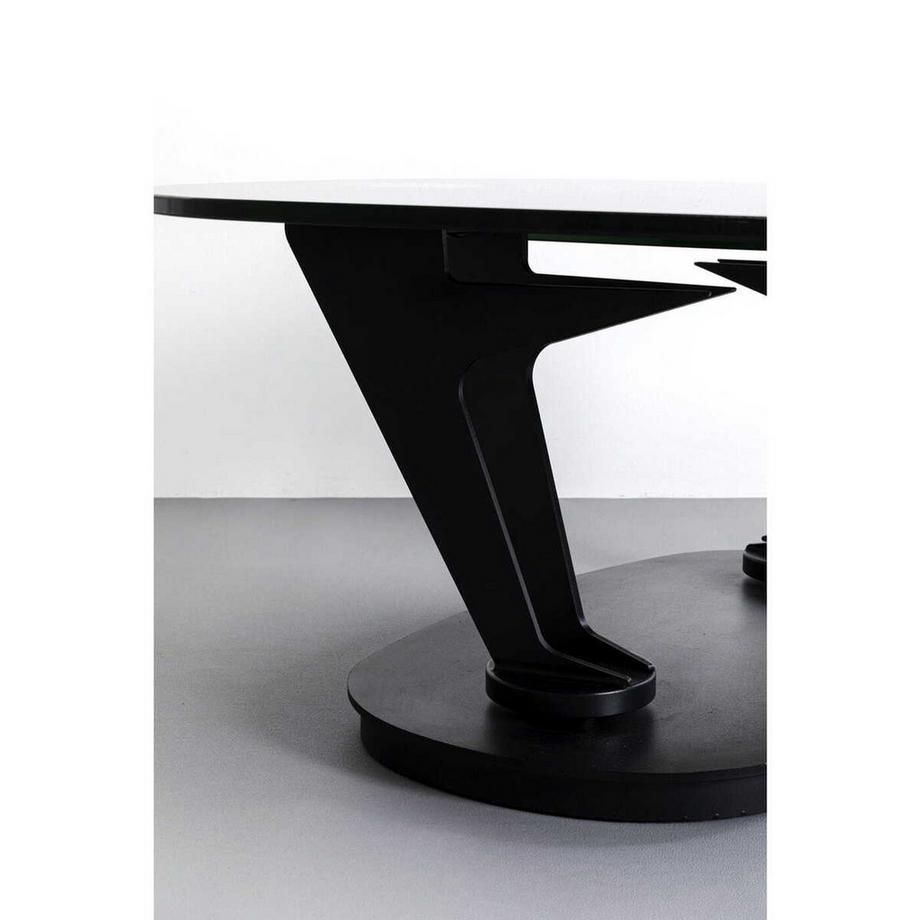KARE Design Table basse Franklin noir 150x58  