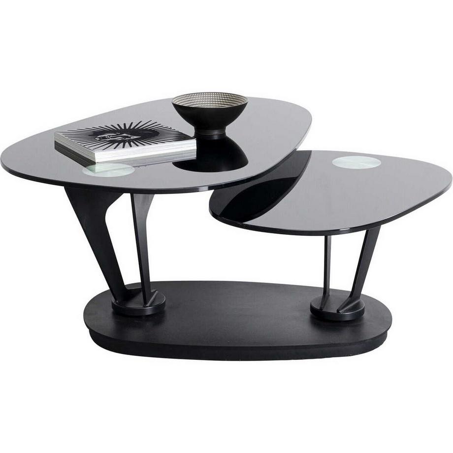 KARE Design Table basse Franklin noir 150x58  