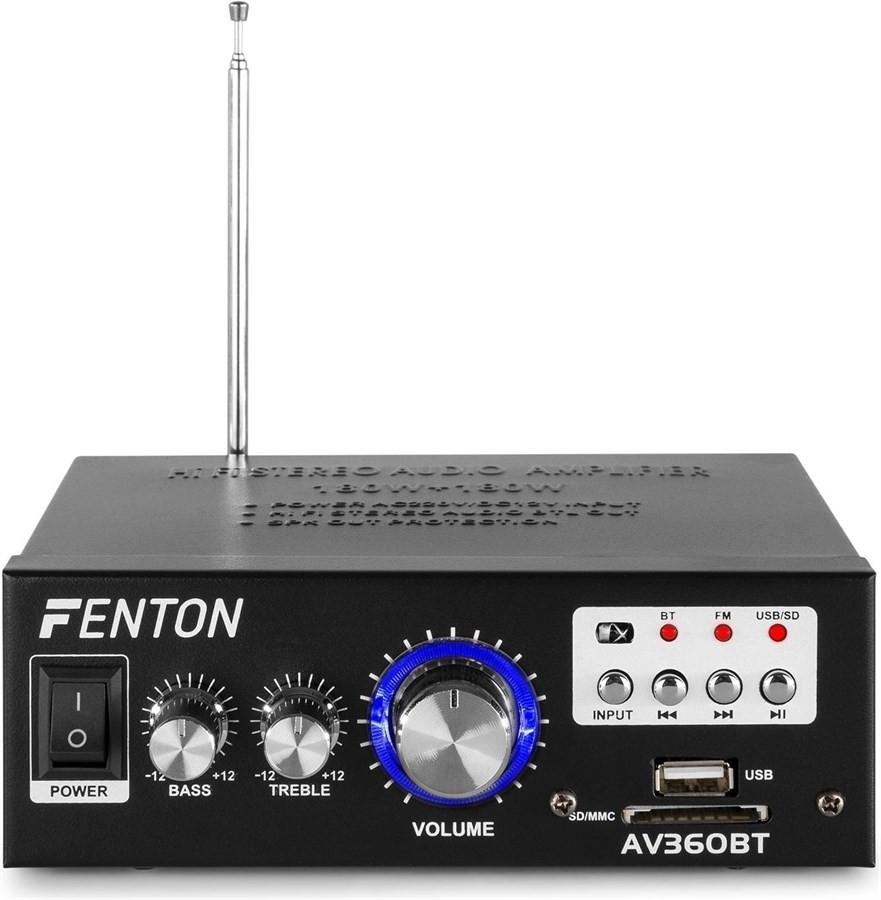 Fenton  AV360BT Mini Stereo HiFi Verstärker 