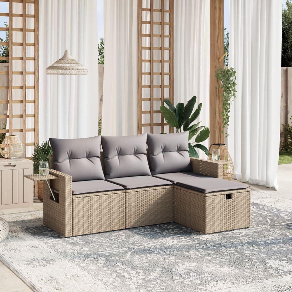 VidaXL Garten sofagarnitur poly-rattan  