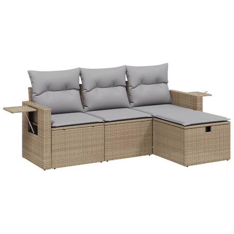 VidaXL Garten sofagarnitur poly-rattan  