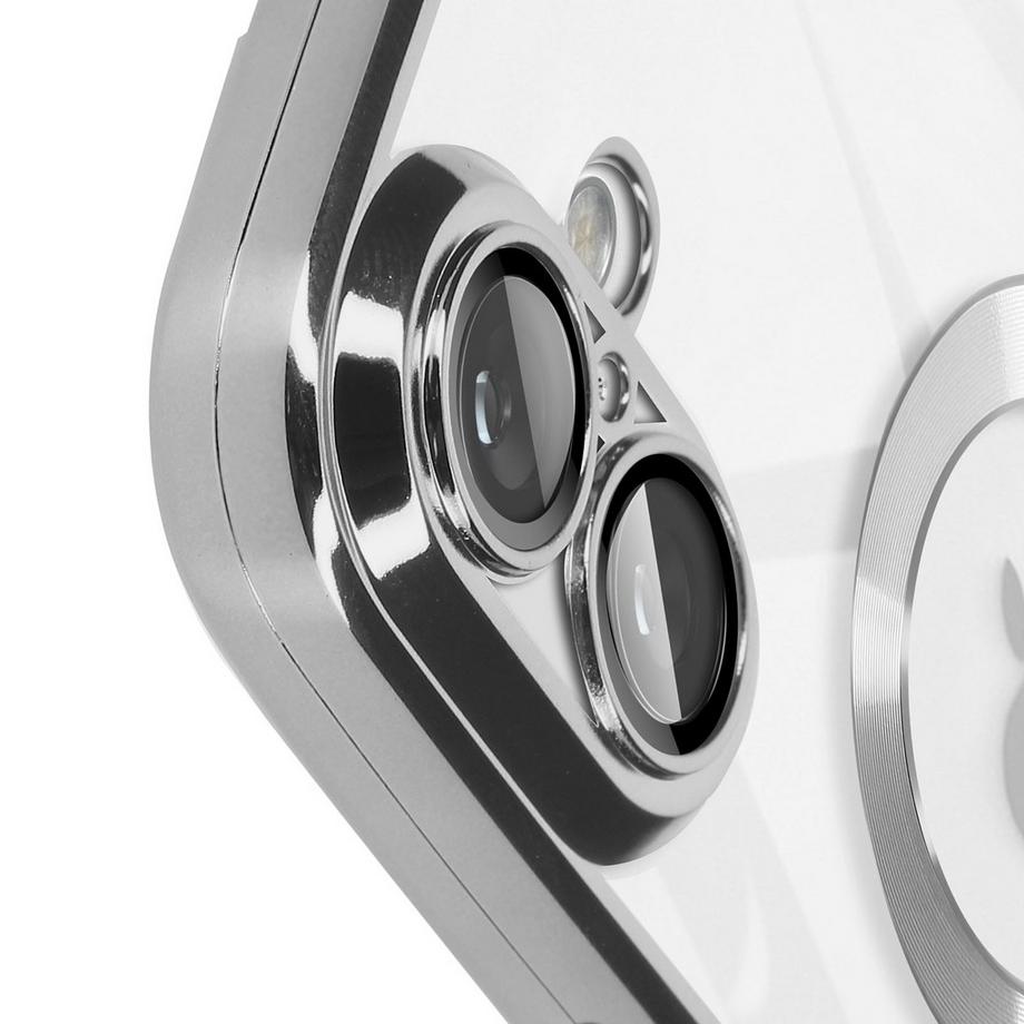 Avizar  Glam Hülle iPhone 16 Silber 