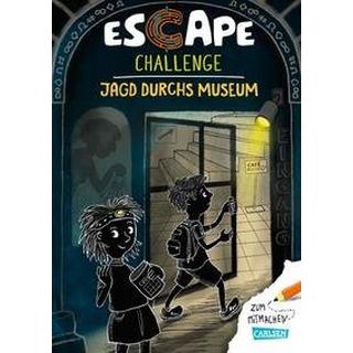 Escape-Buch für Grundschulkinder: Escape Challenge: Jagd durchs Museum Tielmann, Christian; Bock, Billy (Illustrationen) Gebundene Ausgabe 