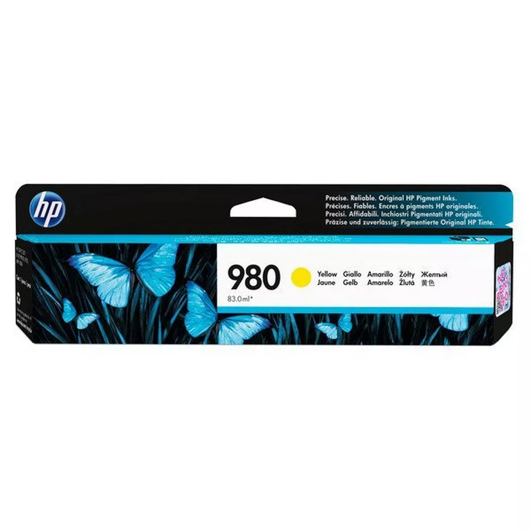 Hewlett-Packard – HP Tintenpatrone 980 yellow D8J09A OJ Enterprise X585 6600 S., One Size