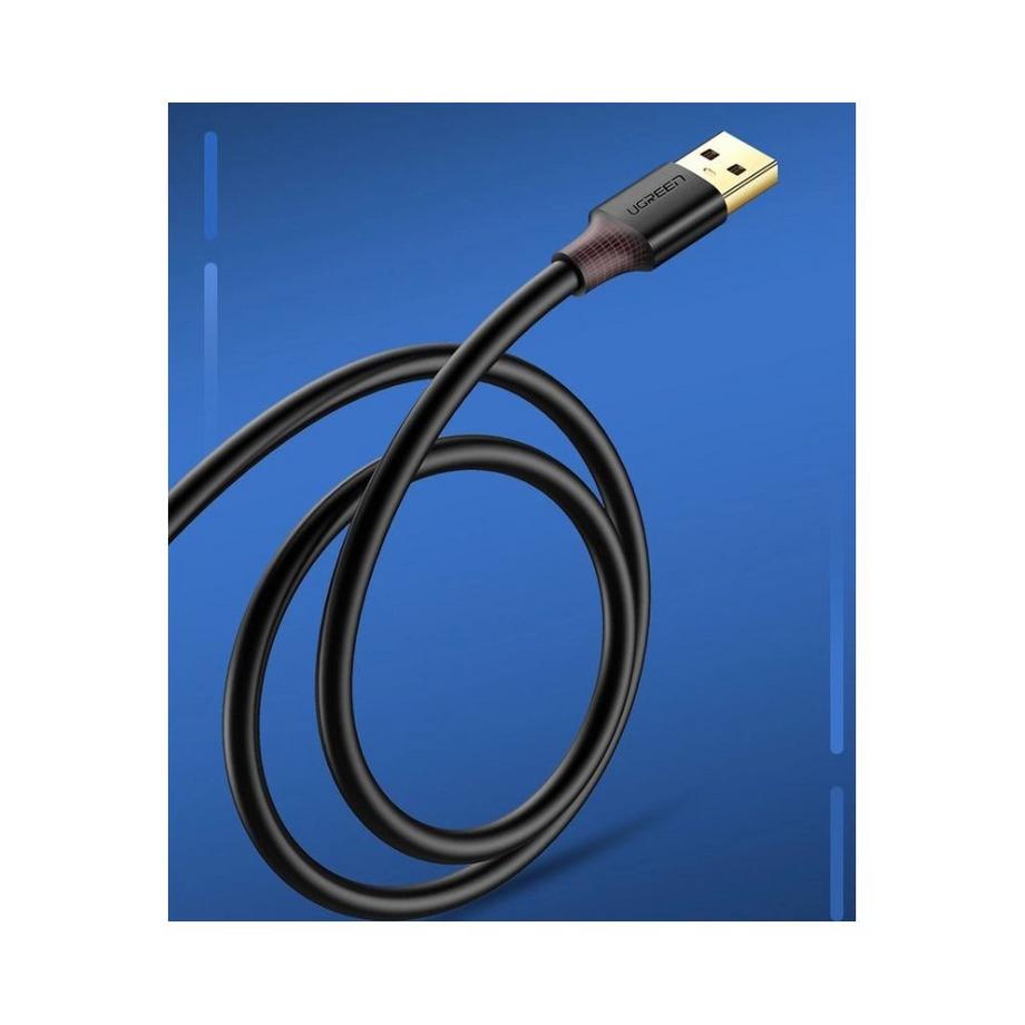 UGREEN  Ugreen USB-A 3.0 (Buchse) auf USB-A 3.0 (Stecker) Verlängerungskabel, 1,5 m – Schwarz 