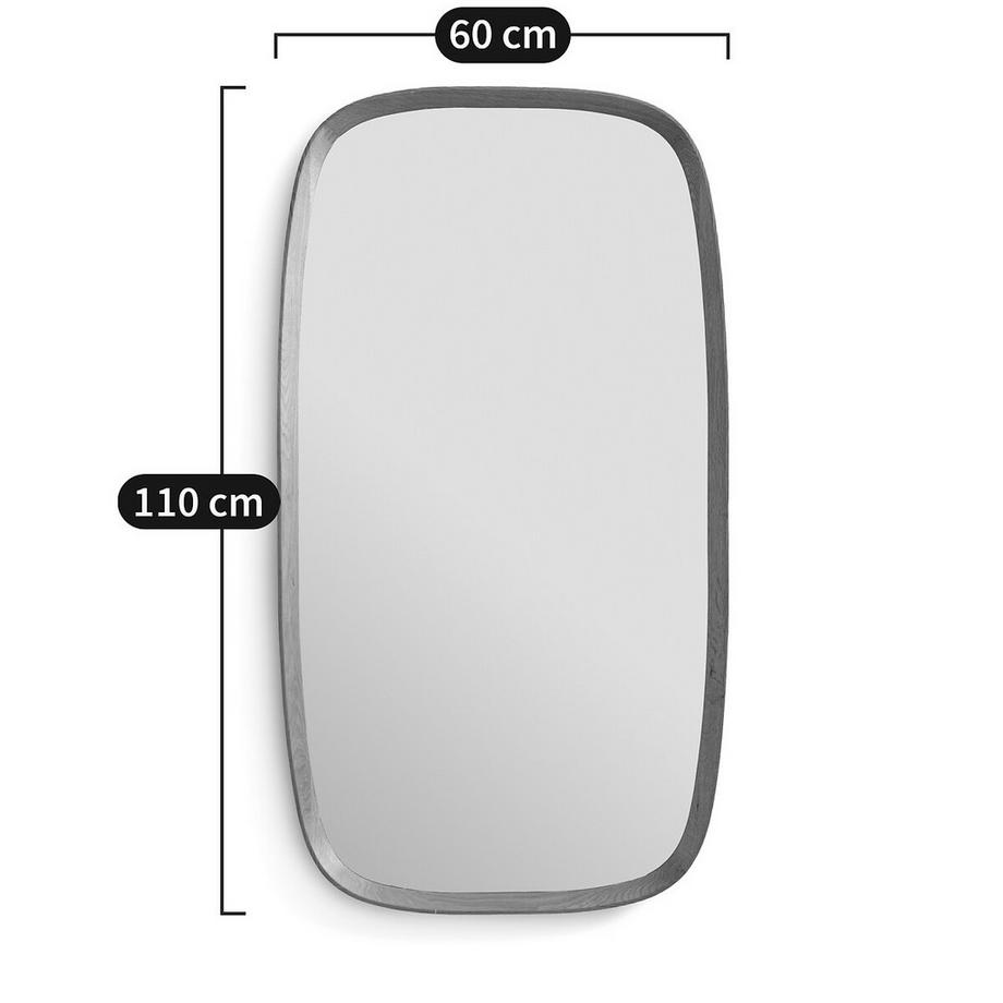 AM.PM Miroir rectangulaire noyer massif  