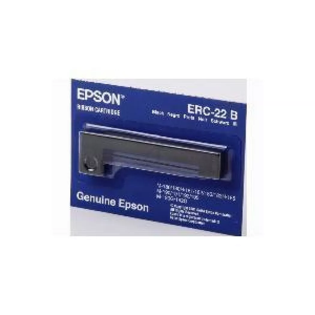 Epson – Farbband Nylon schwarz S015358 ERC 22 0,6 Mio. Zeichen, Schwarz, One Size