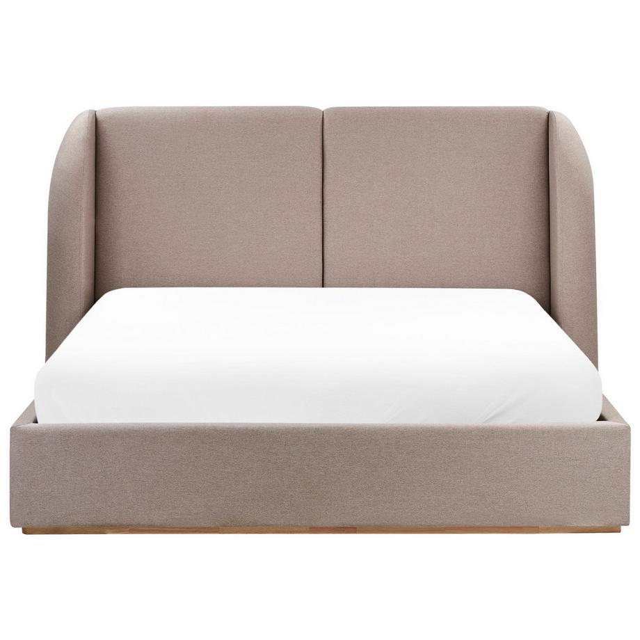 Beliani Letto contenitore en Tessuto  MONESTIER  