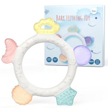 Beißring für Babys, BPA-freie Beißhilfe Baby